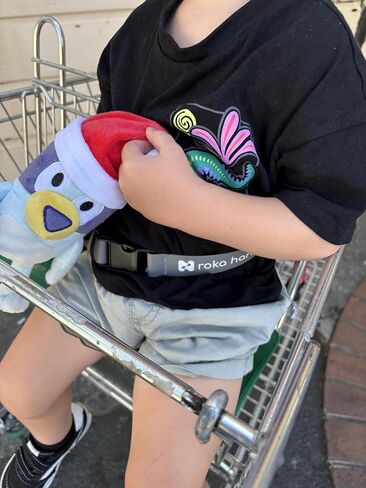 Silicone Shopping Cart Harness - Grey 2 Point in Kuwait