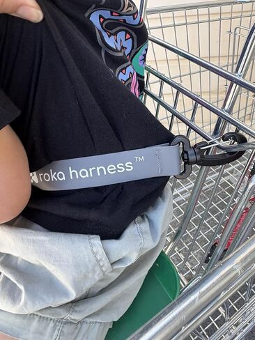 Silicone Shopping Cart Harness - Grey 2 Point in Kuwait