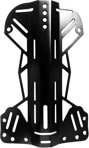 Scuba Diving Backplate Aluminum Back Hardware with Strong Lightweight Build for Stable Tank Mounting Suitable for Technical Diving in Saudi Arabia