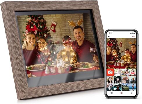 10.1 Inch WiFi Digital Photo Frame 1280 * 800 IPS Touch Screen Cloud Digital Picture Frame 16GB Storage Share Photo Via APP Clearer in Saudi Arabia