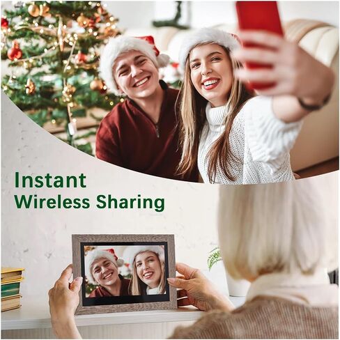 10.1 Inch WiFi Digital Photo Frame 1280 * 800 IPS Touch Screen Cloud Digital Picture Frame 16GB Storage Share Photo Via APP Clearer in Saudi Arabia