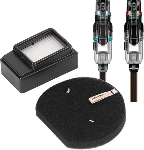 2 Sets Vacuum Filters, Washable Vacuum Filter Replacement with Cotton, ABS Vacuum Cleaner Filter Set Compatible with 2792 1621427 1621616 1621064, 3.07 x 2.08 x 1.33in in Saudi Arabia