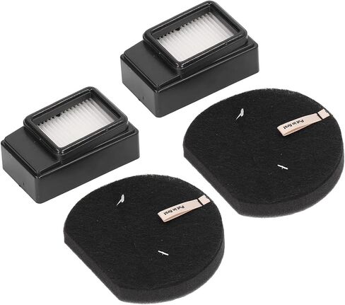2 Sets Vacuum Filters, Washable Vacuum Filter Replacement with Cotton, ABS Vacuum Cleaner Filter Set Compatible with 2792 1621427 1621616 1621064, 3.07 x 2.08 x 1.33in in Saudi Arabia