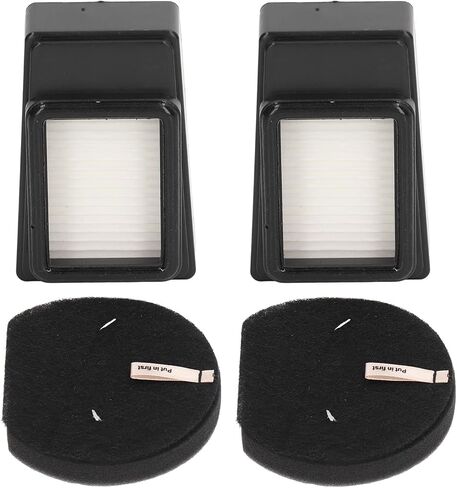 2 Sets Vacuum Filters, Washable Vacuum Filter Replacement with Cotton, ABS Vacuum Cleaner Filter Set Compatible with 2792 1621427 1621616 1621064, 3.07 x 2.08 x 1.33in in Saudi Arabia