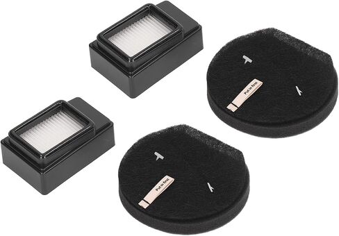 2 Sets Vacuum Filters, Washable Vacuum Filter Replacement with Cotton, ABS Vacuum Cleaner Filter Set Compatible with 2792 1621427 1621616 1621064, 3.07 x 2.08 x 1.33in in Saudi Arabia