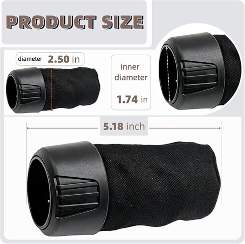 N273733 Dust Bag Assembly Replacement Dust Collection Bag for Orbital Palm Sanders 5" Sander 4-1/2" Circular Saw for Dewalt DWE6423K DWE6411 DWE6411-B3 DWE6423 DWE6420 DWE6421K DWE6421s-2p in Saudi Arabia