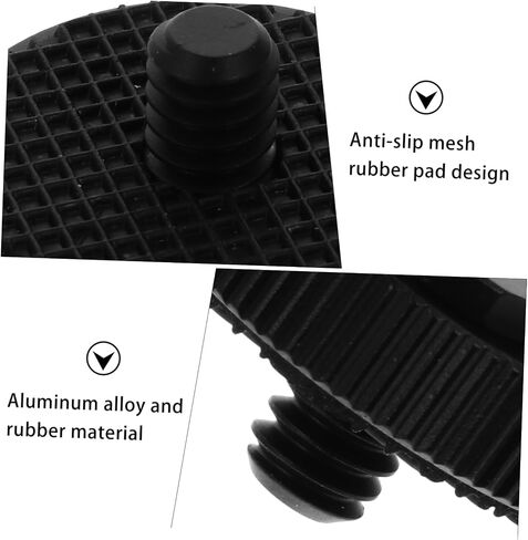 Kisangel 3pcs 1/4 Inch Cold Shoe Mount Adapter Metal Tripod Screw for DSLR Camera Flash Holder, Compatible with LED Monitor Light and Photography Accessories in Kuwait