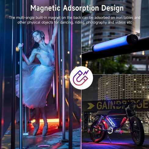 weeylite K21 App Control Handheld Magnetic RGB Tube Light Wand 2 Pack in Kuwait