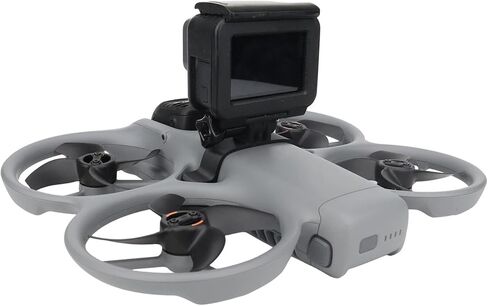 Avata 360 Quadcopter Camera Mounts 23.2g Lightweight Top Mount Bracket for DJI Avata 360 Accessories Drone Extension Adapter Compatible with Insta360 GO Ultra/GO 3S Action Cameras/Vlog Lgiht in Saudi Arabia