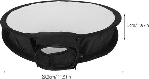 BESPORTBLE Camera Flash Diffuser Softbox 30cm Foldable Round Soft Light Diffuser Compatible with Most Flash Heads for Photography Studio and Event Use in Kuwait