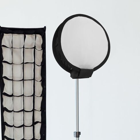 BESPORTBLE Camera Flash Diffuser Softbox 30cm Foldable Round Soft Light Diffuser Compatible with Most Flash Heads for Photography Studio and Event Use in Kuwait