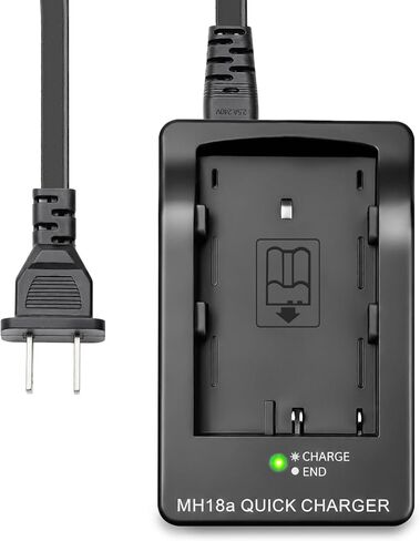 MH-18a Battery Charger for Nikon D90, D80, D700, D300, D300s, D200, D70, D70s, D50, D100 Digital SLR Cameras, EN-EL3 EN-EL3e EN-EL3a Quick Charging Base with US AC Power Cord, Replacement MH-18 in Saudi Arabia