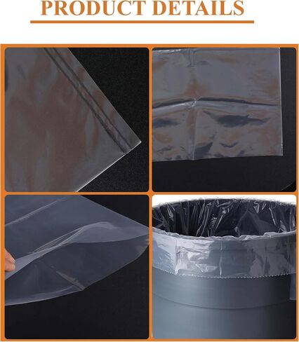 100PCS Vacuum Plastic Bags Replacement for Shark MessMaster VS100/VS101/VS100C, Portable Wet Dry Vacuum Cleaner Accessories, Durable Plastic Dust Bags in Saudi Arabia