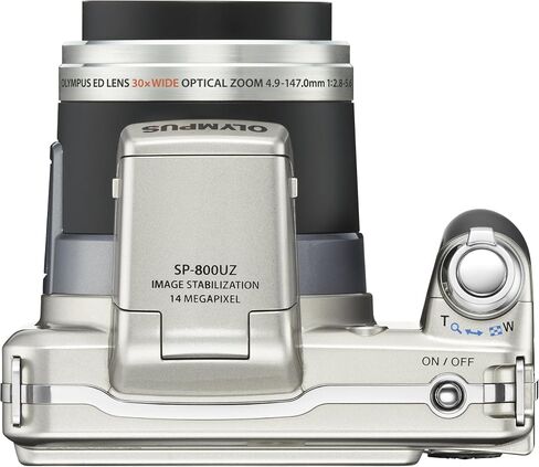 OM SYSTEM OLYMPUS SP-800UZ 14MP Digital Camera with 30x Wide Angle Dual Image Stabilized Zoom and 3.0 inch LCD (Old Model),Black in Kuwait
