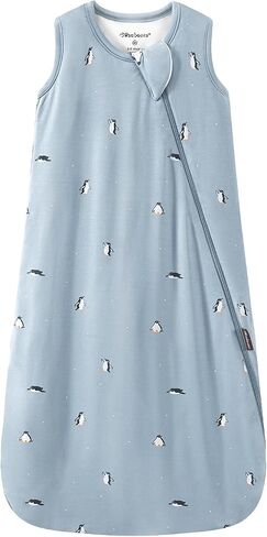 Mosebears Unisex Baby Sleep Sack 1.0 TOG, Supersoft Rayon Made from Bamboo Wearable Blanket with 2-Way Zipper in Saudi Arabia