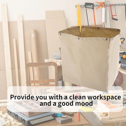 Table Saw Dust Collector Bag, Heavy Duty Canvas | Compatible with Most Open Stand Table Saws, Replacement for ROCKLER 48649, Keeps Workshop Clean and Dust-Free in Saudi Arabia