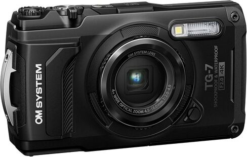 OM SYSTEM Tough TG-7 Digital Camera (Black) Bundle w/Accessories (4 Items) in Kuwait