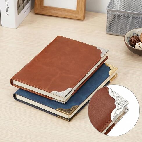 Quvvarly Metal Book Corner Protectors Decorative Photo Mounting Corners, Book Edge Protector for Picture Vintage Photo Covers Decorative Paperbacks Scrapbooking Journal Edge Guard Accessories in Kuwait