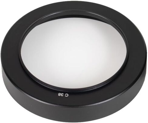 غطاء عدسة مخصص لكاميرا Hasselblad SWC/M لعدسة Biogon 38 مم F/4.5 أسود/فضي مع خيط مرشح 86 مم ممتاز (فضي) in Kuwait