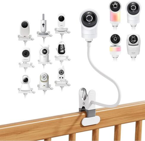 Baby Camera Monitor Mount Stand Holder Compatible with VTech VM924/ 901/928HD /5263/5755 /5764HD /7764HD/5766/5263/BM5254/ RM5755/ Leapfrog LF920HD/RM7768HD/LF815HD/LF1726FHD /LF2413 Camera in Saudi Arabia