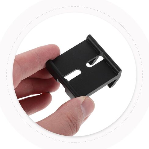 Dovetail Base Clamp for Finder Scope Telescope Mount Plate | Aluminum Alloy, Black Finish, M4 Screws Included, Guide Scope Fit, Night Sky Exploration and Stargazing Sessions in Kuwait