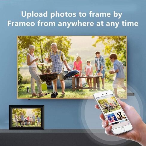 Digital Photo Frames 10-Inch High-Definition IPS LCD Display Support WiFi 16GB Storage Auto Rotation Support Micro SD Card Share Wonderful Moments (Black) (White) in Saudi Arabia