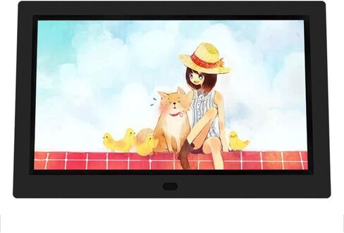 Digital Photo Frames 15.4-inch high-Definition 1080p Display Photo 1920 * 1080 Resolution Supporting Photo/Video/Music (White) (Black) in Saudi Arabia