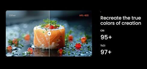 Hohem HPL-R01 RGB LED Photography Light, 2500K-9000K, CRI 95+ | 360° RGB Dimming, 24 Lighting Effects, CRI 95+, TLCI 97+, 0-100% Brightness, 4000mAh Power Bank and USB-C Charging in Kuwait