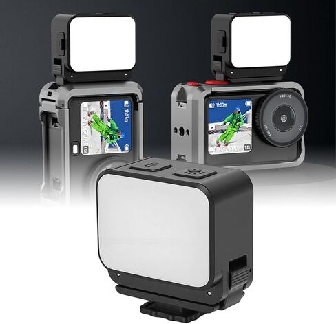 LED Light for Video Magnetic Installation Versatile Lighting for 6 Filming Splash Proof Battery 600mAh in Saudi Arabia