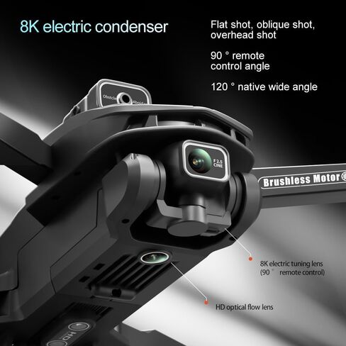 Professional GPS Camera FPV RC Quadcopter, 4.5" LCD Screen Transmitter, 3280FT Long RC Range, Auto Return, Follow Me, Gesture Control, One Key Takeoff/Landing, Altitude Hold & LED Lights, Sport Racing Styling Drone for Aerial Photography & Video Recording in Kuwait