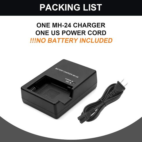 MH-24 Quick Battery Charger for Nikon EN-EL14 EN-EL14a, Rapid Camera Power Supply Cord Compatible with D3500 D3400 D3300 D3200 D3100 D5600 D5500 D5300 D5200 D5100 DF Coolpix P7800 P7700 P7100 in Saudi Arabia