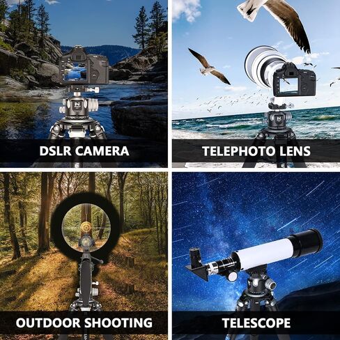 Used WEYLLAN CH55 Tripod Ball Head Mount 55mm Arca Swiss Tripod Head Heavy Duty Arca Swiss Quick Release Plate Camera Momopod Video Ballhead, Max Load 88lbs/40kg，Notice Not New in Saudi Arabia