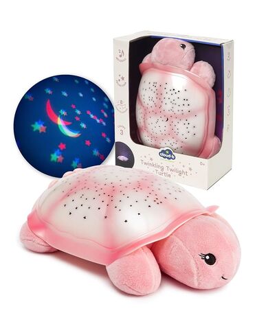 Cloud b Comforting Nightlight Star Projector w/ Soothing Sounds | Gentle Brightness | 3 Colors | Auto-Shutoff | Twinkling Twilight Turtle Aqua in Kuwait