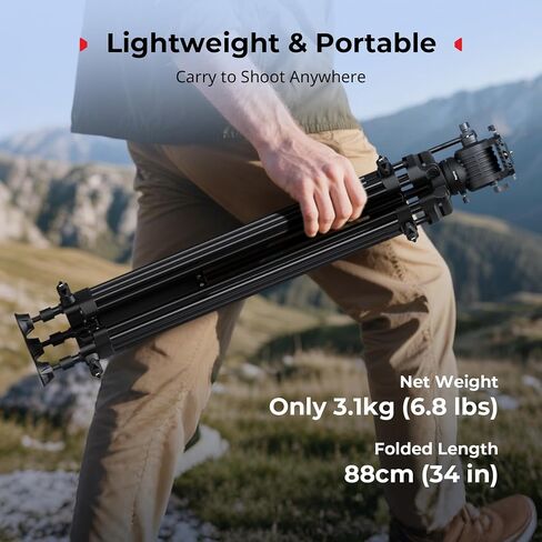 SmallRig HawkLock الإفراج السريع قفص كامل لسوني ألفا 7R V + 73 ''/186 سنتيمتر الثقيلة سبائك الألومنيوم حامل فيديو ثلاثي القوائم in Kuwait