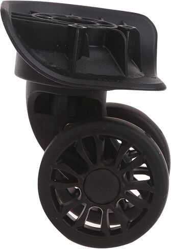 Duty Luggage Wheel Replacement Trolley Casters Double Row 360 Degree Suitcase Silent 2pcs / Set Black Luggage in Kuwait