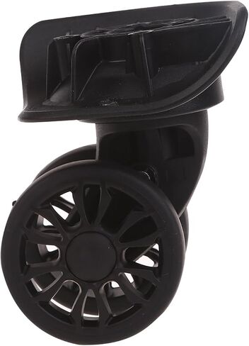 Duty Luggage Wheel Replacement Trolley Casters Double Row 360 Degree Suitcase Silent 2pcs / Set Black Luggage in Kuwait