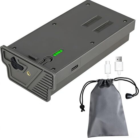 1 Pack Battery Pack Compatible with Reveal Cellular Trail Camera Ultra, X, X Pro, Pro 3.0, X Gen 2.0 3.0, XB, SK, LED Meter Lithium Hunting Battery EM6 with Organizer Case in Kuwait