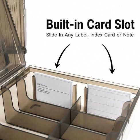 35mm Slide Storage Box, 4 Pack, 400-Slide Capacity | UV Protection, Dust & Moisture Proof, Clear Film Slide Organizer, For 135mm Mounted Slides in Saudi Arabia