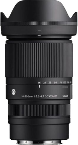 Sony Alpha a6100 Mirrorless Digital Camera (Body Only) Bundle | with Sigma 16-300mm f/3.5-6.7 DC OS Contemporary Lens + 64GB Card + UV Filter + Cleaning Kit + Camera Shoulder Bag (12 Items) in Kuwait