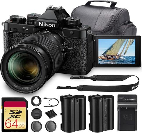 Nikon Zf Full-Frame Mirrorless Camera with 24-70mm f/4 Lens (1772) Bundle in Saudi Arabia