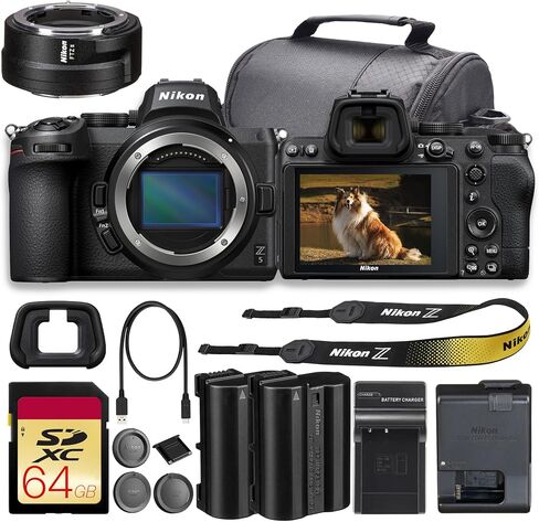 Nikon Z5 Mirrorless Camera 24.3MP (1649) & Camera Bag & Adapter Bundle in Saudi Arabia