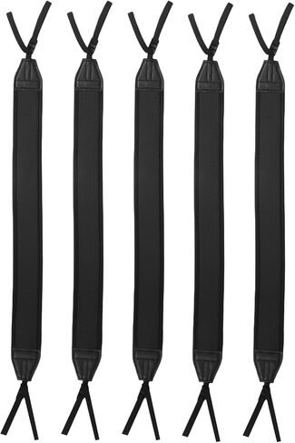 5pcs Adjustable Shockproof Camera Harness Strap Black Pu Foam | Shoulder Sling for Photographers, Feature, Reliable Connection for Outdoor Shoots and Sports in Saudi Arabia