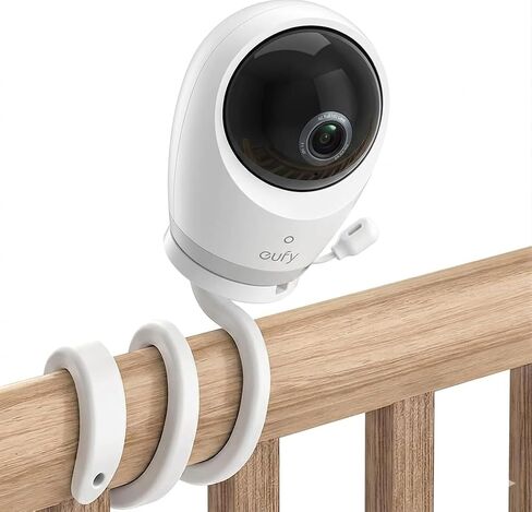 Baby Monitor Mount Compatible with eufy E21/E20/C10, Flexible Baby Monitor Holder for Crib/Nursery/Pet/Baby Camera, No Tools or Wall Damage in Saudi Arabia