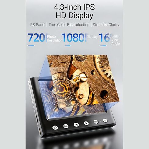 Portable 4.3 Inch LCD Digital Microscope with 1000X Magnification and Bright Lighting for Hobbyists Microscope with Built in Screen in Saudi Arabia