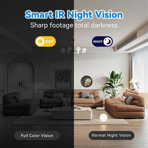 1080P HD Wireless Camera Smoke Detector for Home Security with App Control & Motion Detection,WiFi Indoor Camera with Night Vision & Loop Recording for Office,Shop,Pet in Kuwait