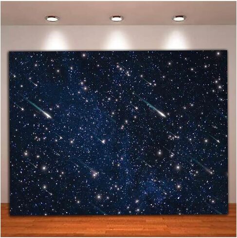 Night Sky Star Universe Space Starry Photo Backdrops Galaxy Stars Children Boy Kids Boy or Girl Birthday Party Decor Photo Background Banner 7x5FT in Saudi Arabia