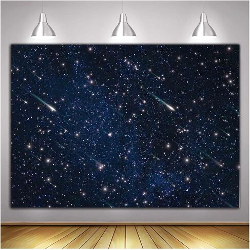 Night Sky Star Universe Space Starry Photo Backdrops Galaxy Stars Children Boy Kids Boy or Girl Birthday Party Decor Photo Background Banner 7x5FT in Saudi Arabia