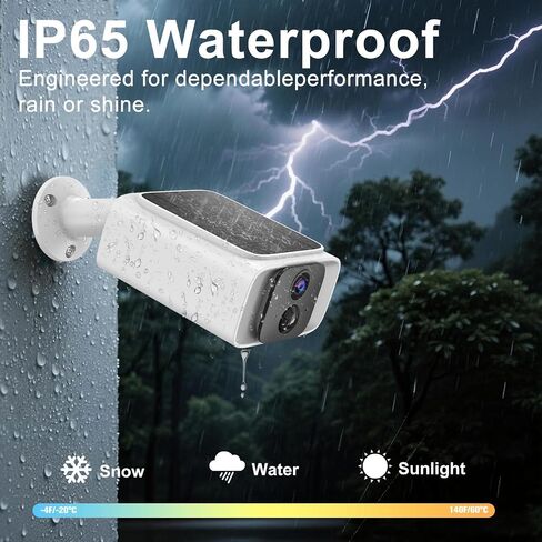 4G LTE Cellular Security Camera Outdoor Wireless, 365-Day Unlimited Data | No WiFi Solar Powered Security Camera, 2K Color Night Vision, PIR Motion Detection, 2 Way Talk,64GB SD Card in Saudi Arabia