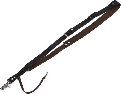 SLR Camera Strap Durable Leather Widened Design Strap Harness for Heavy Cameras Comfortable Fit 66-86cm (Brown #12) in Saudi Arabia