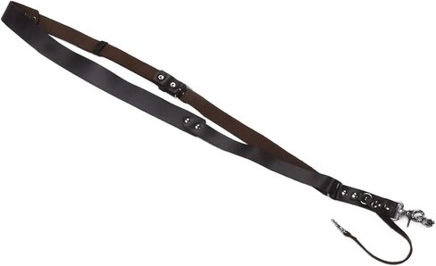 SLR Camera Strap Durable Leather Widened Design Strap Harness for Heavy Cameras Comfortable Fit 66-86cm (Brown #12) in Saudi Arabia